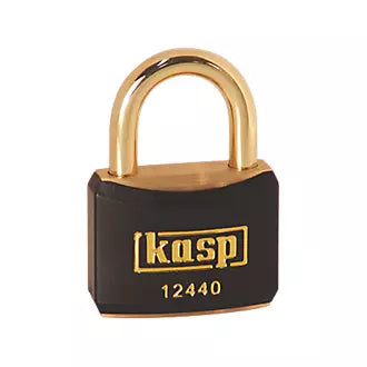 BASIC - KASP LOCKOUT PADLOCK BLACK 20 X 21MM